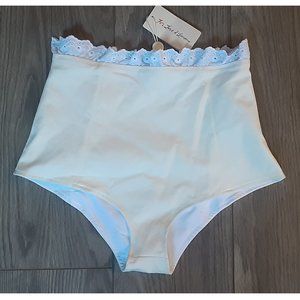 NWT FOR LOVE & LEMONS PANTY BOTTOMS IN IVORY SIZE VARIOUS